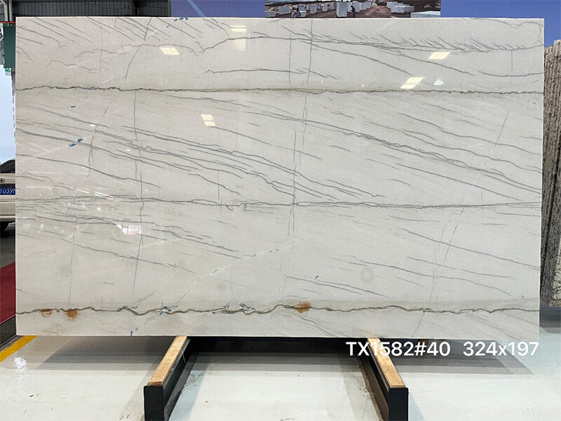 Brazilian Super White Quartzite Slabs