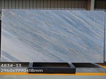 Brazil Blue Crystal Quartzite, Blue Quartzite Slab, Natural Quartzite Stone, Quartzite Slab for Projects