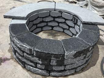 Firepit Table In Cambodian G654 Granite