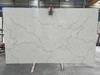 White Attica Quartz Slab