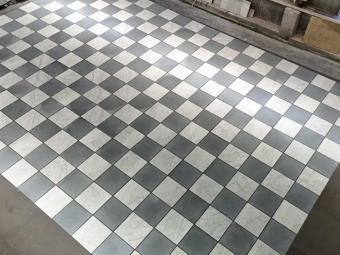 Carrara White Marble, Flooring Tiles, Italian White Marble, Dry-lay Inspection, Luxury Hotel Flooring