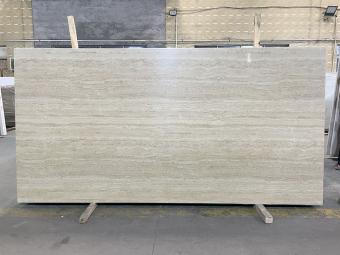 3D Printed Travertine Look Quartz Slab