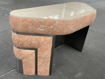 Customized Counter Furniture Golden Sunset Marble