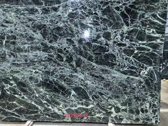 Verde Antico Greek Green Marble Slab with Natural Veining