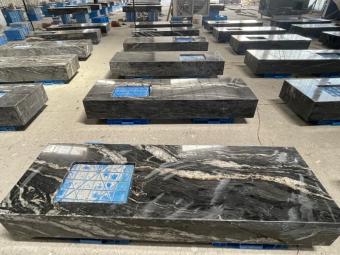 Cosmic Black Granite Vanity Top
