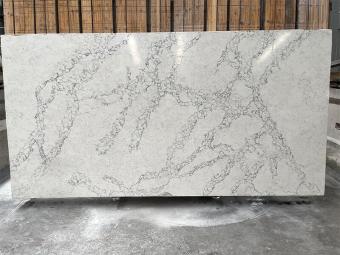 Alternative Whitendale Quartz, Honed Quartz Slabs, Full Body Quartz, White Marble Quartz, Grey Vein Quartz, Engineered Quartz, Kitchen Countertop, Vanity Top