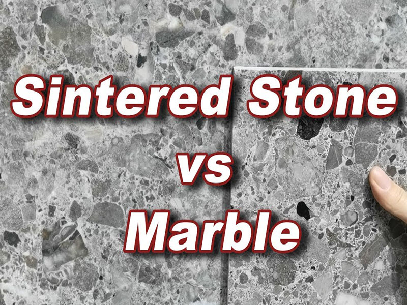 Perbedaan antara marmer dan batu sinter
